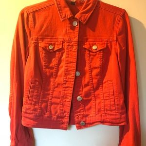 AE red Jean jacket